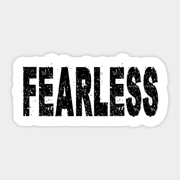 MINDSET: FEARLESS Sticker by King Chris